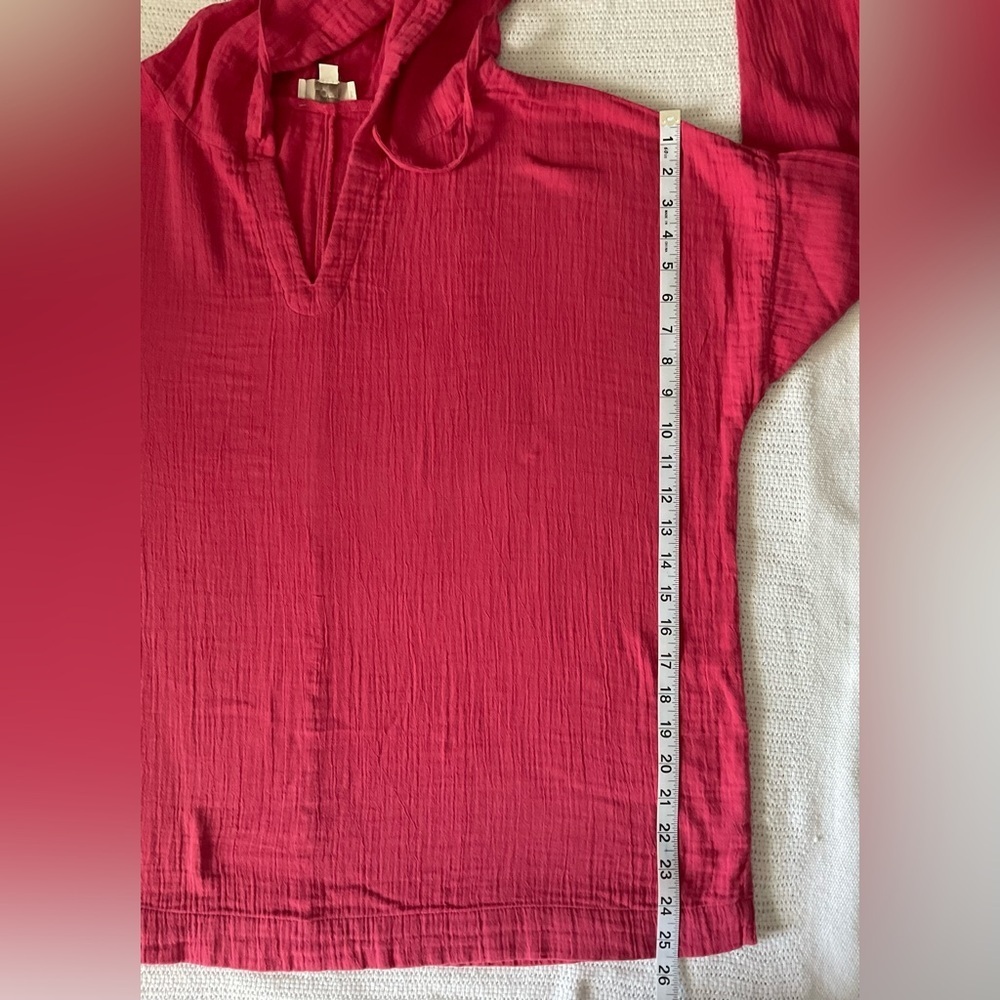 LOFT Pink Hoodie Sweatshirt - Picture 6 of 6